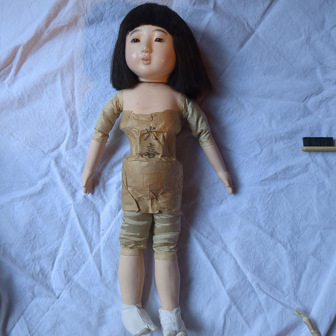 大難あり　銘あり　とても可愛らしい市松人形　12号