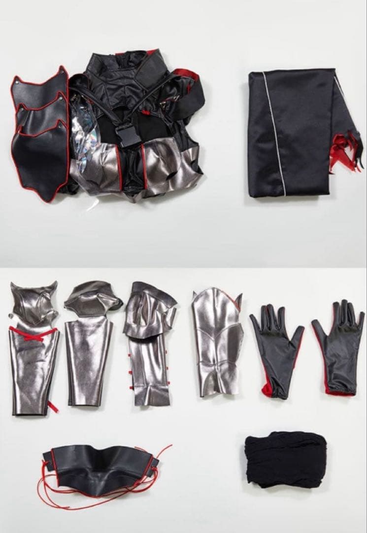 【現在最安値】ニケ　黒紅蓮　コスプレ衣装&ウィッグ ブラックシャドウ