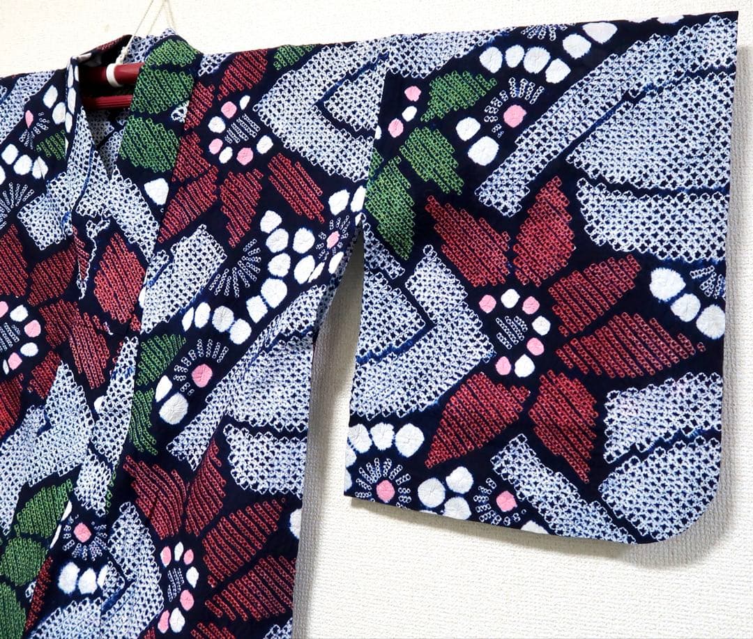 ［w15］浴衣　有松鳴海絞り　割引◎