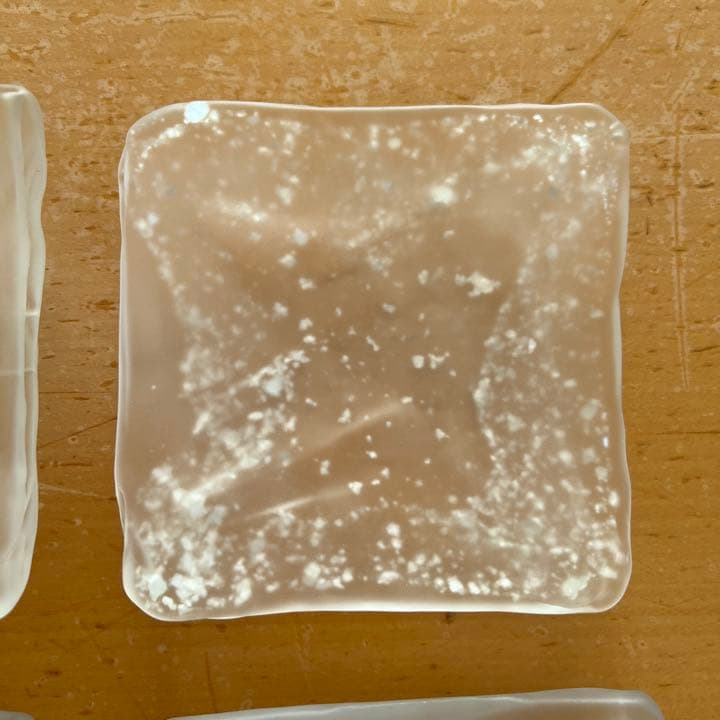 藤田喬平さん 作 手吹 四方皿