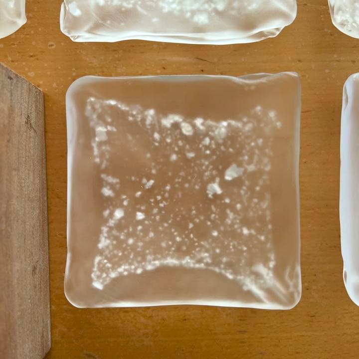 藤田喬平さん 作 手吹 四方皿