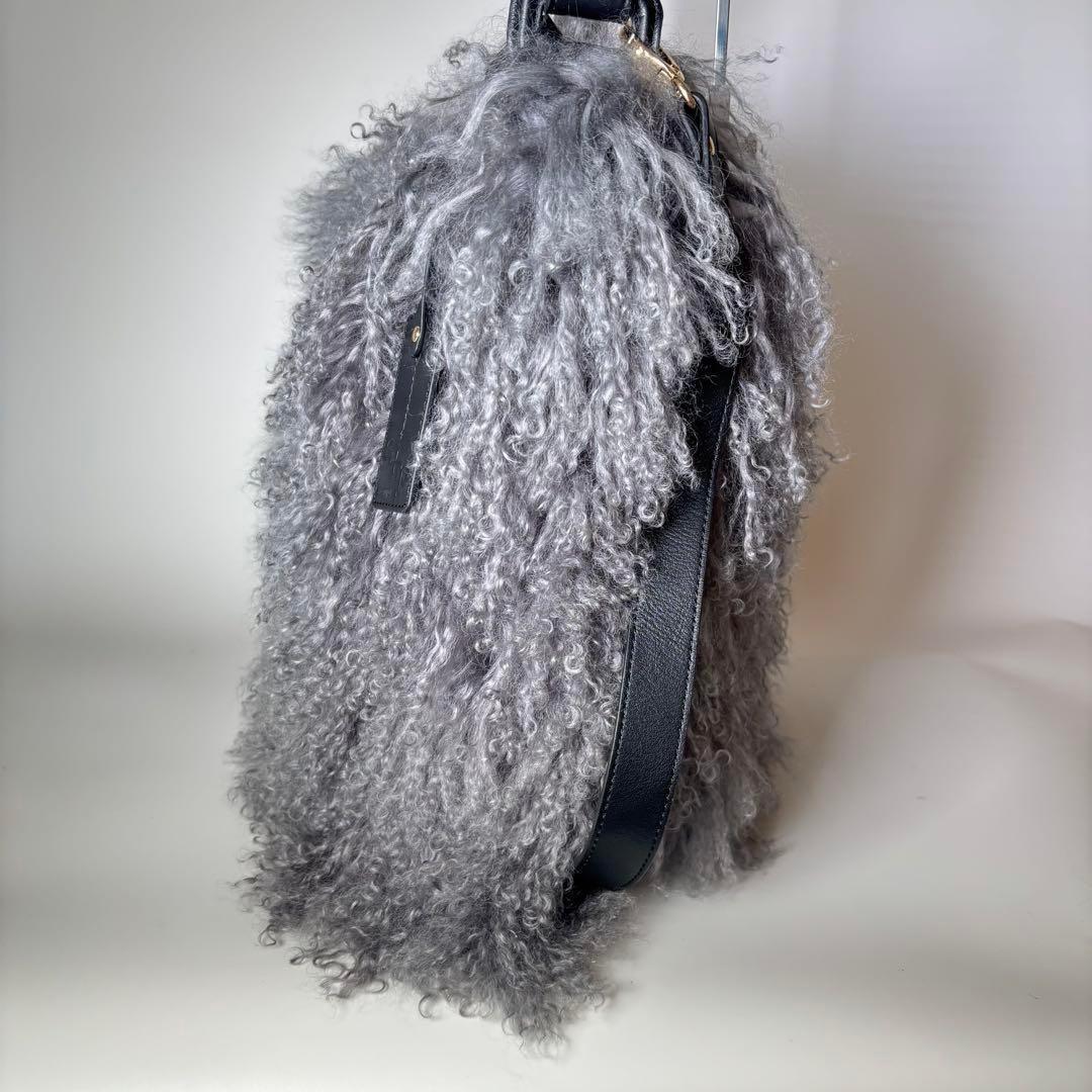 ✨️極美品✨️ A+P アテンペ ファー ショルダーバッグ