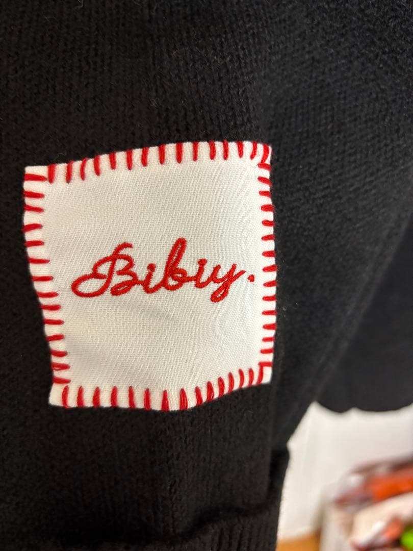 Bibiy. ANNABELLE CARDIGAN ブラック