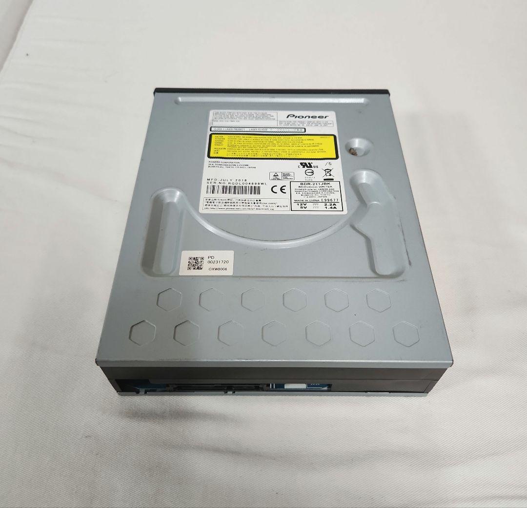 Pioneer UHDブルーレイ対応 高性能BDドライブBDR-211JBK