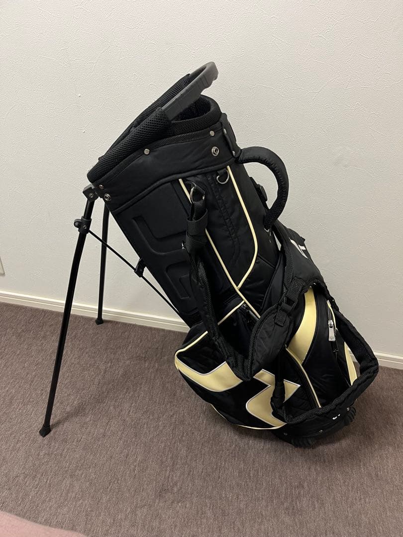 J.LINDEBERG キャディバッグ 黒/白