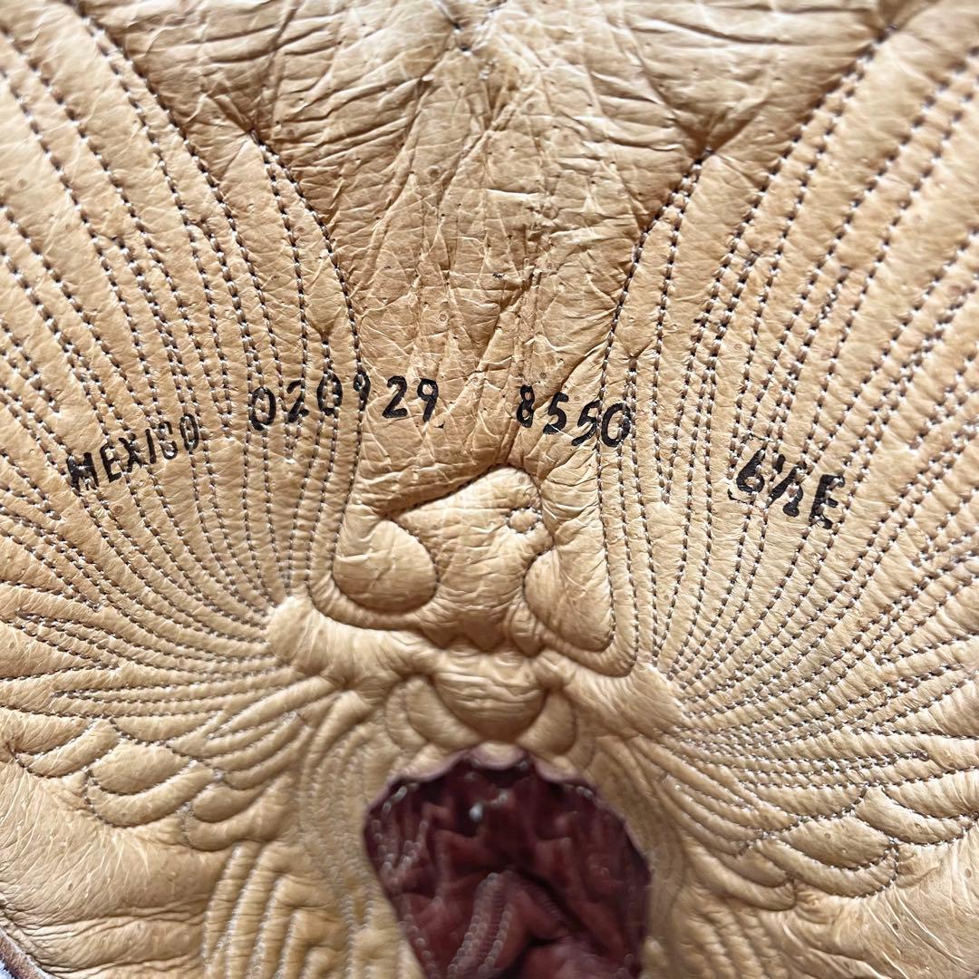 ADAM'S BOOTS アダムスブーツ ウエスタンブーツ 刺繍 レザー