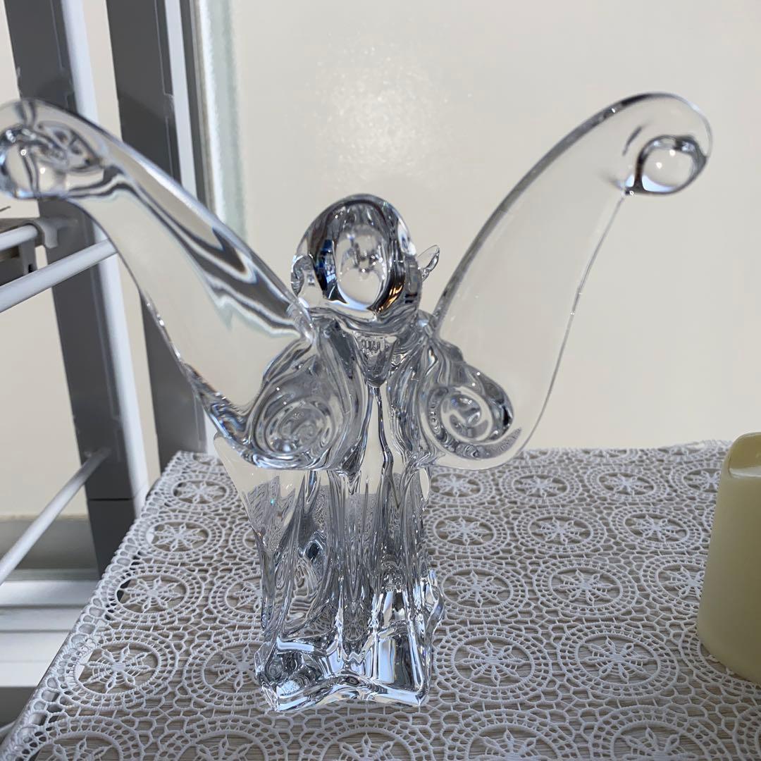 Baccarat製 クリスタルガラス 天使 愛と平和