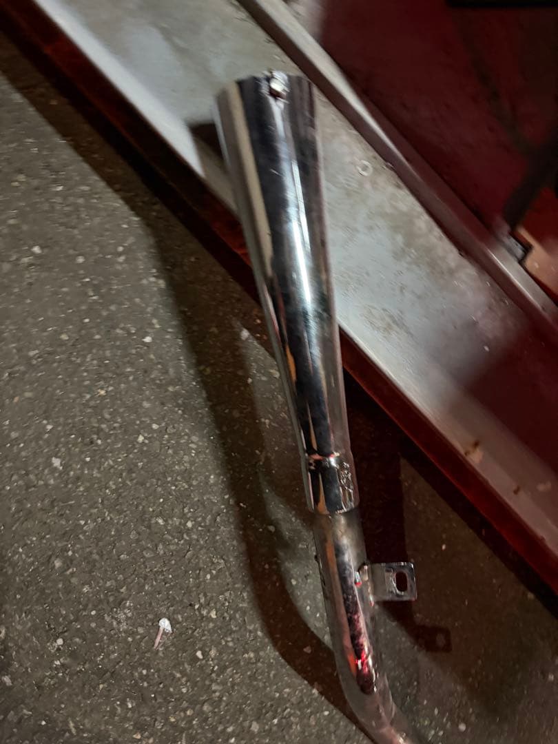 メッキメガホンマフラー