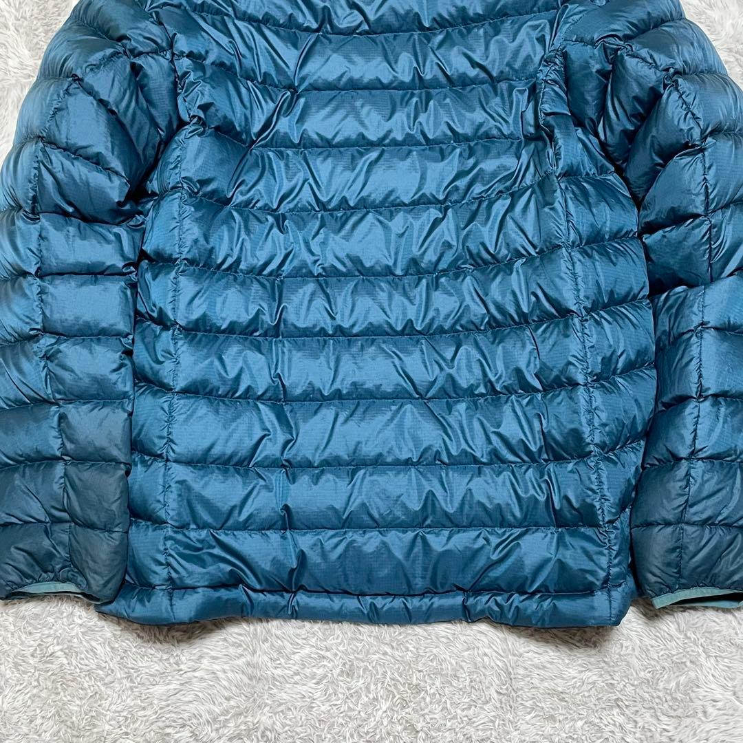 モンベル　ダウンジャケット　コロラドパーカー　リバーシブル　ドローコード　M