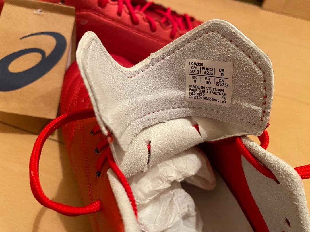 オ*ム様 ASICS DS LIGHT X-FLY 4 レッド サッカーシューズ