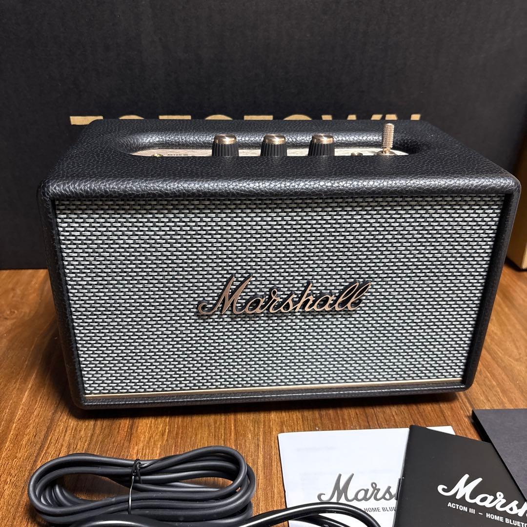 Marshall Acton III ブラック 国内正規品