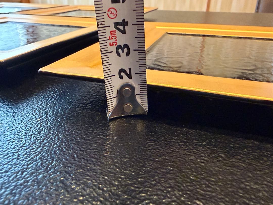 金塗り　唐草模様　焼き物皿　刺身皿　美濃焼　10枚セット