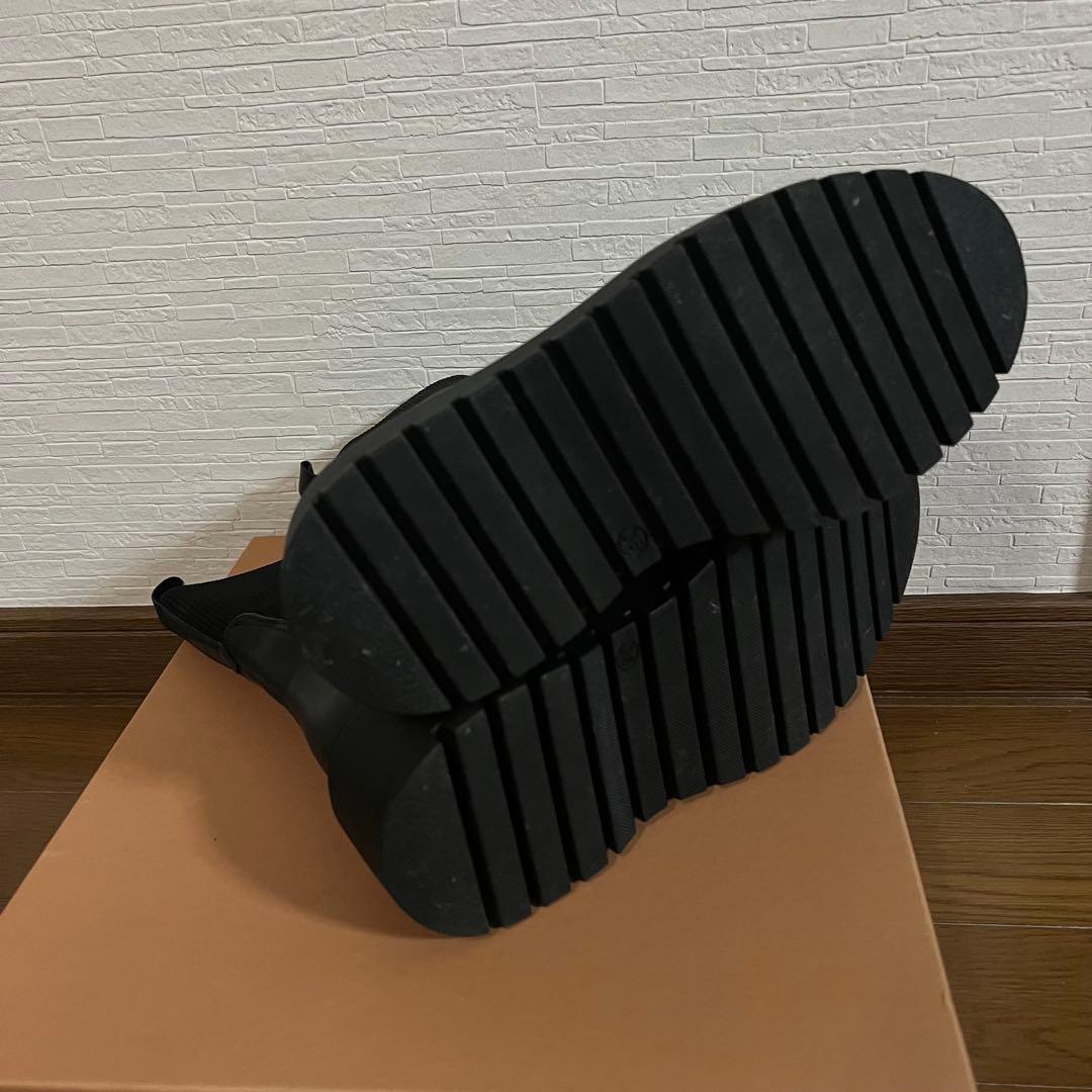 CORSO ROMA 9／サイドゴアリブニットブーツ／ナノユニバース