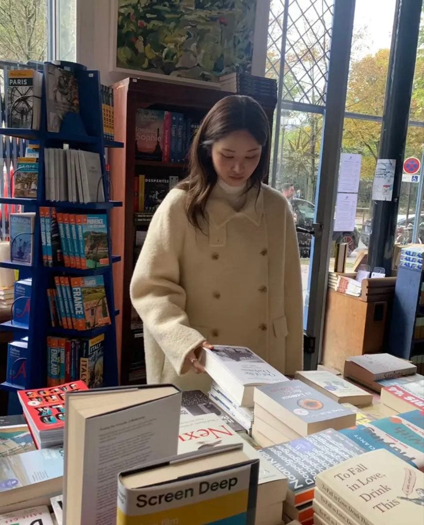 ジャケット・アウター OUNCE high neck double handmade coat