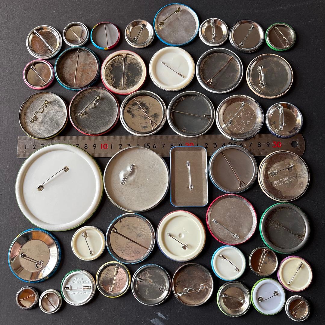 ヴィンテージ缶バッジ300個OVER ／US／UK VINTAGE