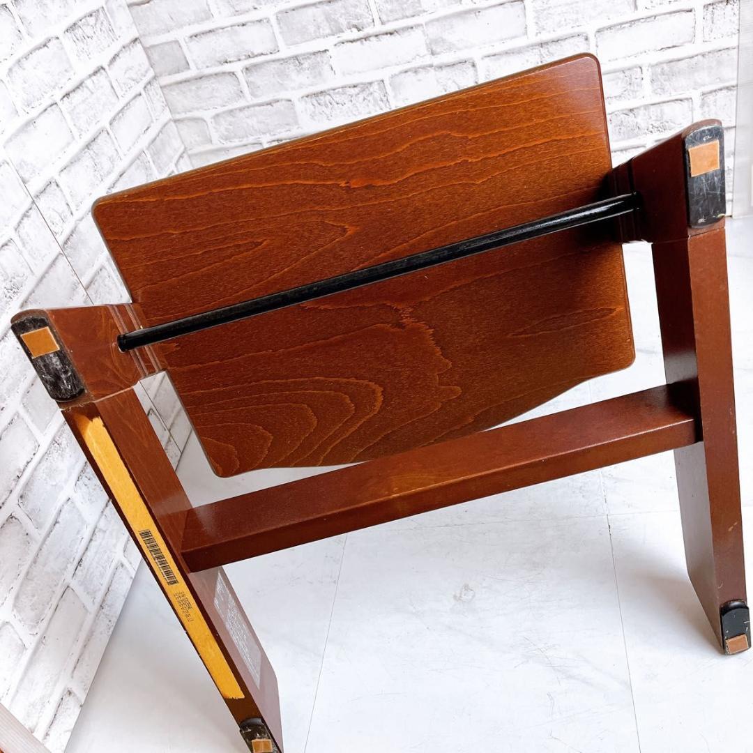 ベビーチェア　 子供椅子 キッズチェア 木製　ブラウン②