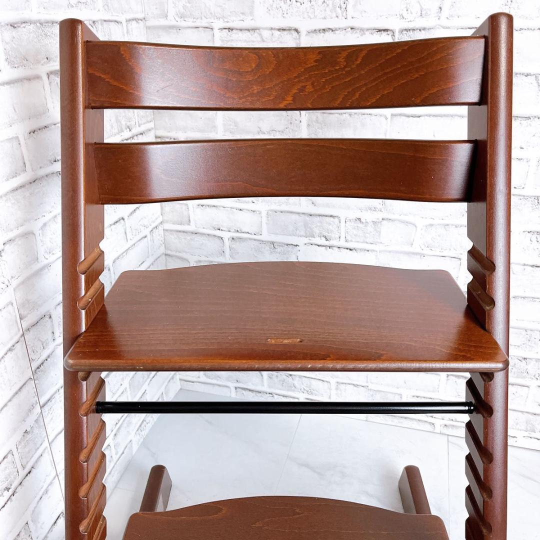 ベビーチェア　 子供椅子 キッズチェア 木製　ブラウン②