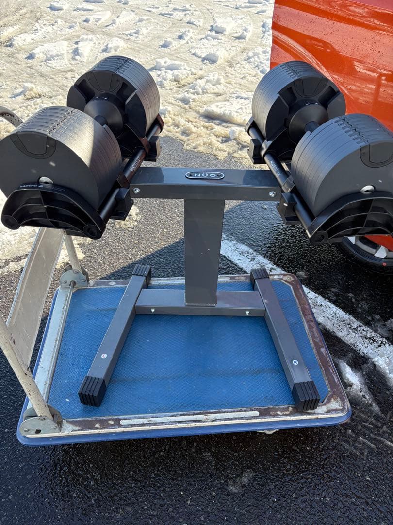 NÜO 可変式ダンベル 専用スタンド付き　36kg