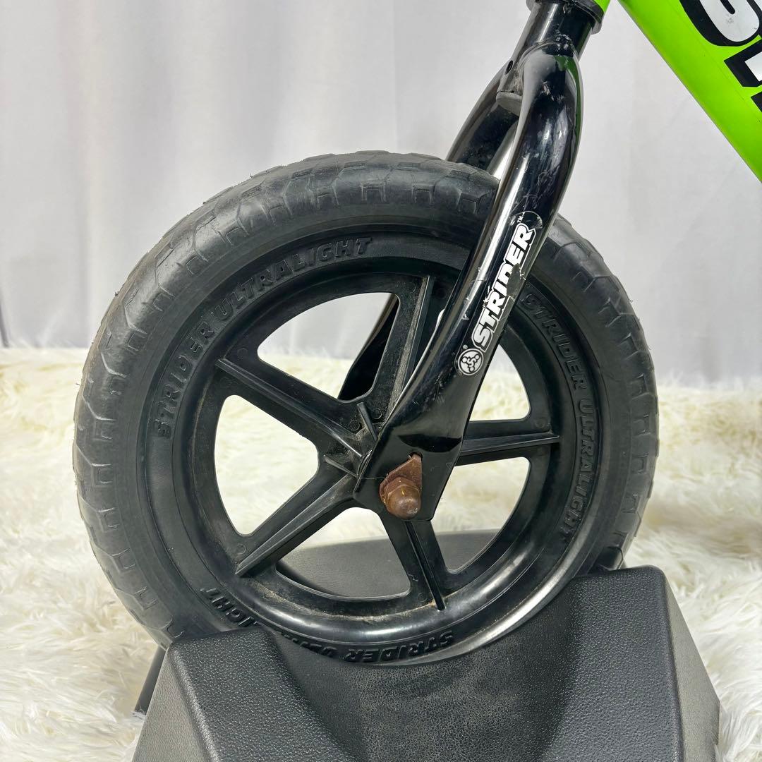 【美品】STRIDER ストライダー　グリーン　緑　バランスバイク