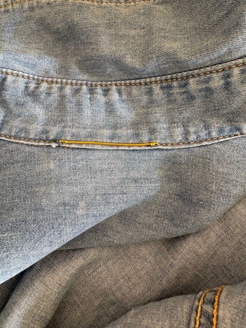 ドゥーズィエムクラス　アイスウォッシュデニムシャツ ダンガリー