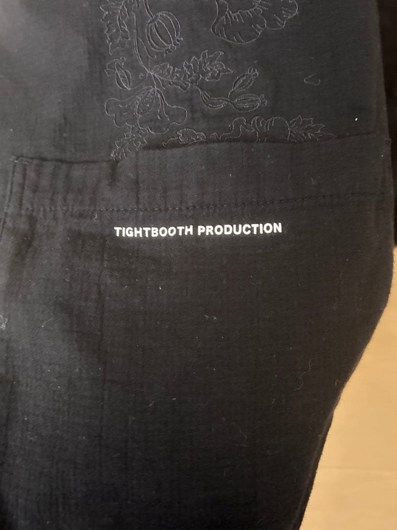 TIGHTBOOTH POPPY HANTEN タイトブース : ポピー刺繍半纏