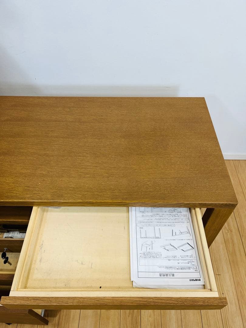 今*川様 カリモク　学習机　袖机　本棚