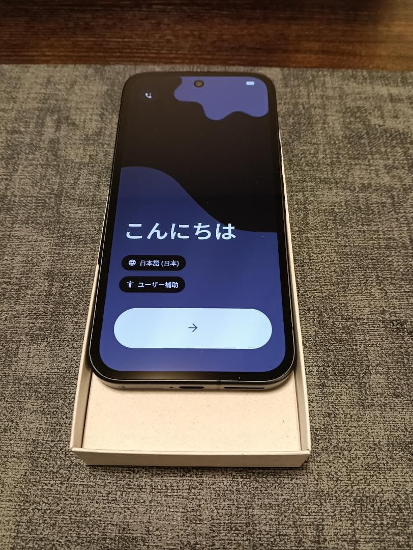 【美品】Google Pixel 9a 128GB Obsidian 黒
