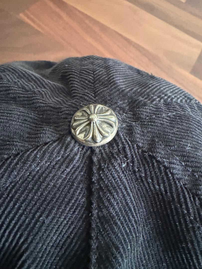 Chrome Hearts TRUCKER CAP ダガー刺繍レザーストラップ