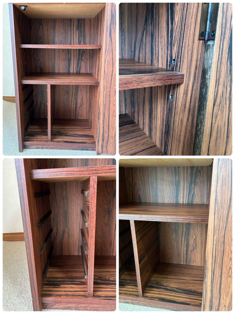 昭和レトロ 飾り棚　キャビネット ヴィンテージ　ミッドセンチュリー　収納　当時物