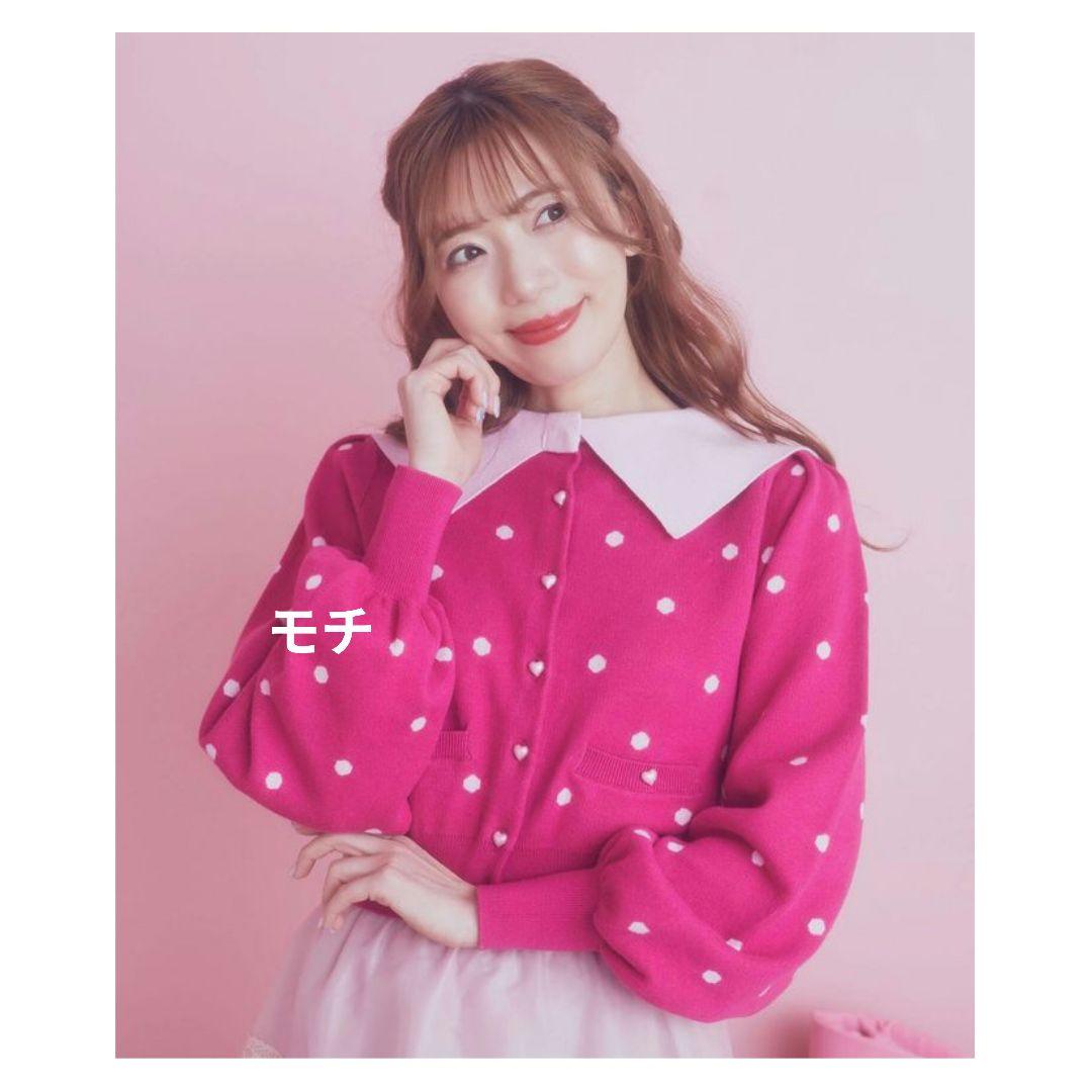 アリーム ディズニー ミニー ドットカーディガン 新品