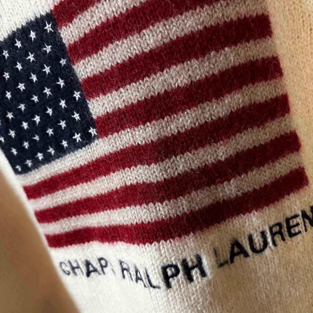 【鬼レア❗️】CHAPS Ralph Lauren ビンテージ 国旗 ニット 古着
