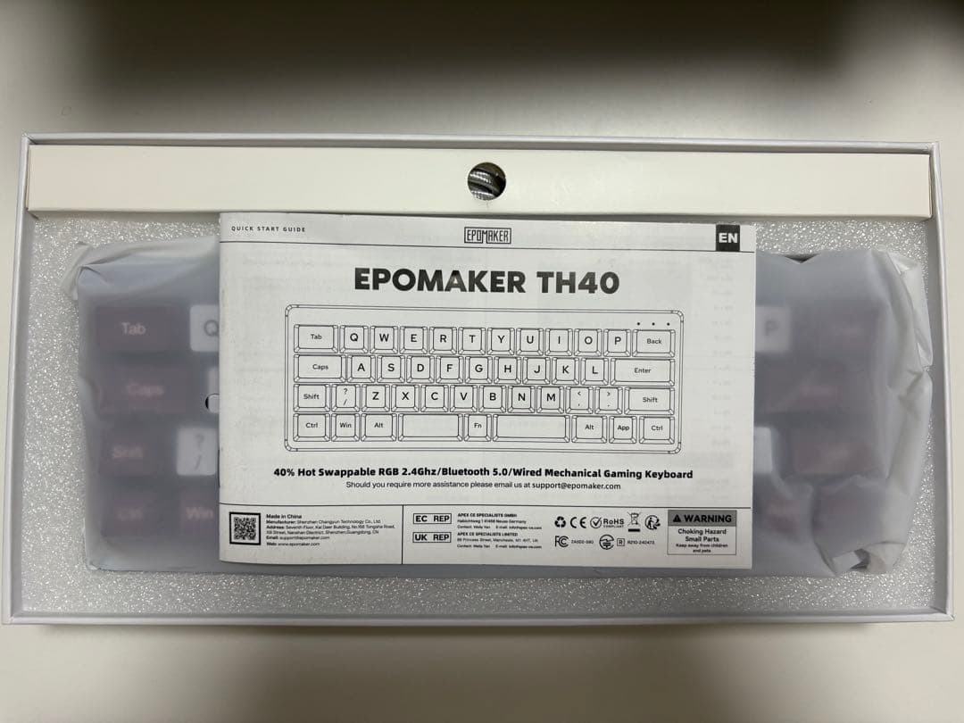 EPOMAKER TH40 紫 Flamingo Switch
