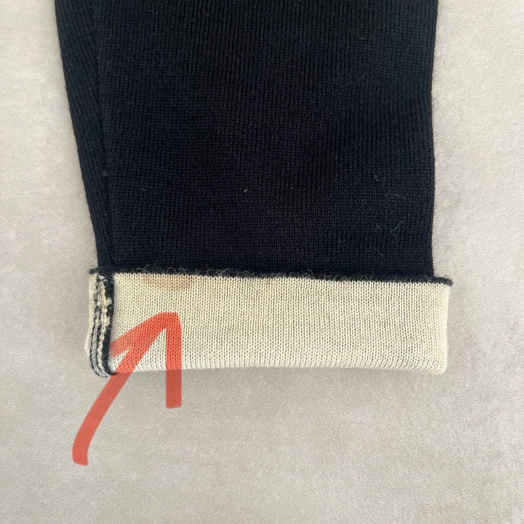 STONE  ウールカーディガン ブラック