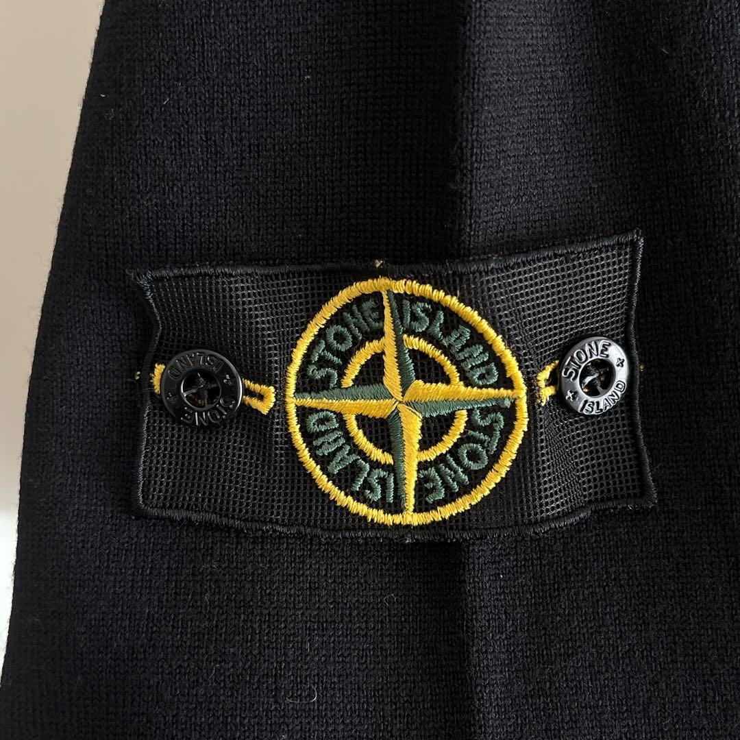 STONE  ウールカーディガン ブラック