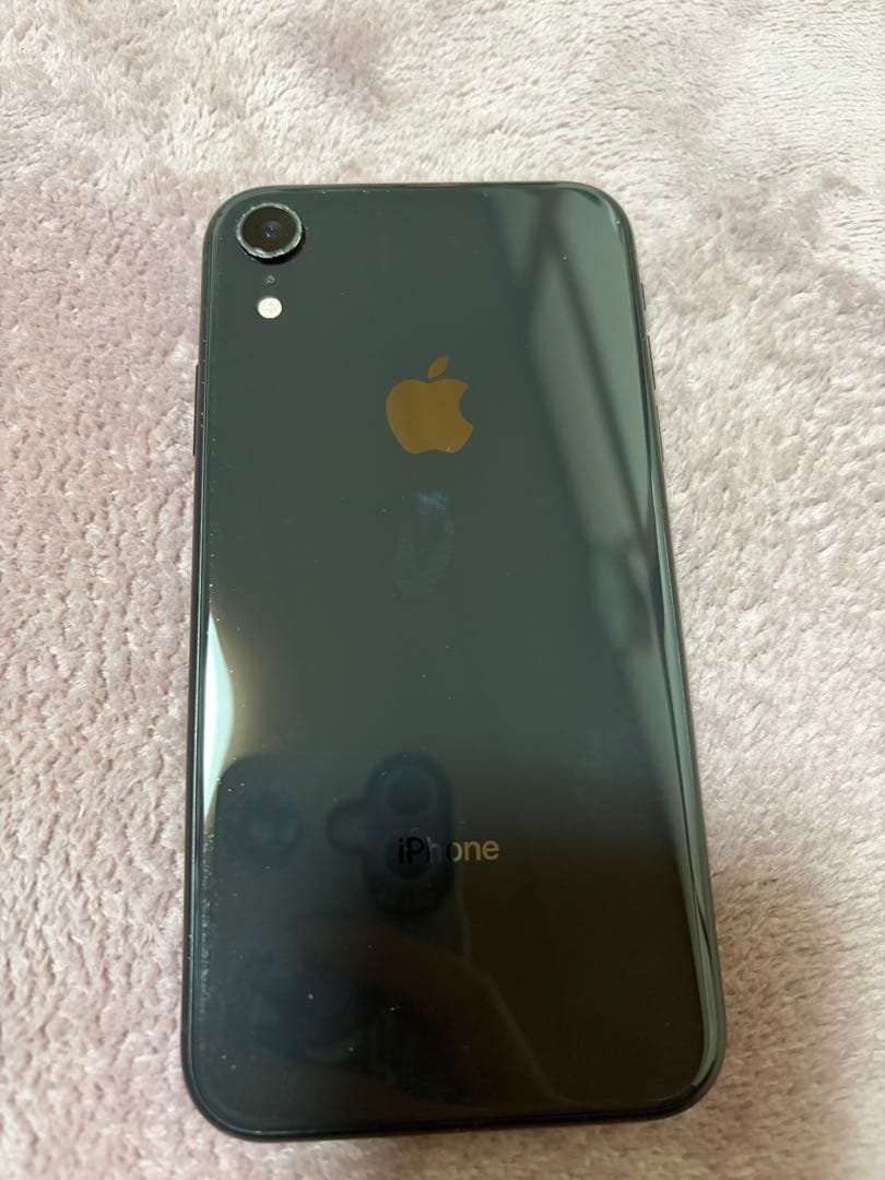 iPhone XR 64GB ブラック SIMフリー新品バッテリー100%交換