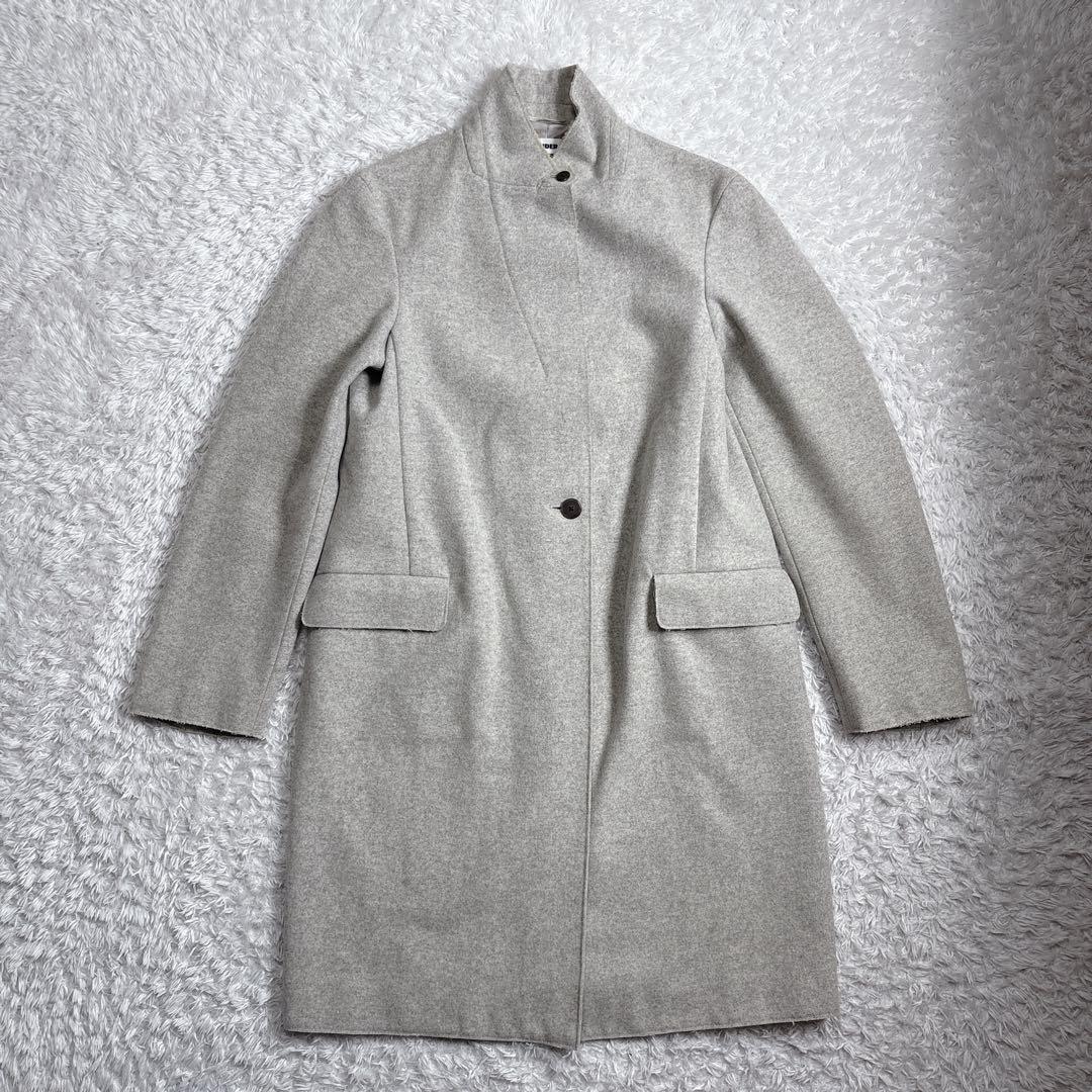ジルサンダー JIL SANDER カットアウト ウール ロングコート 保存袋付