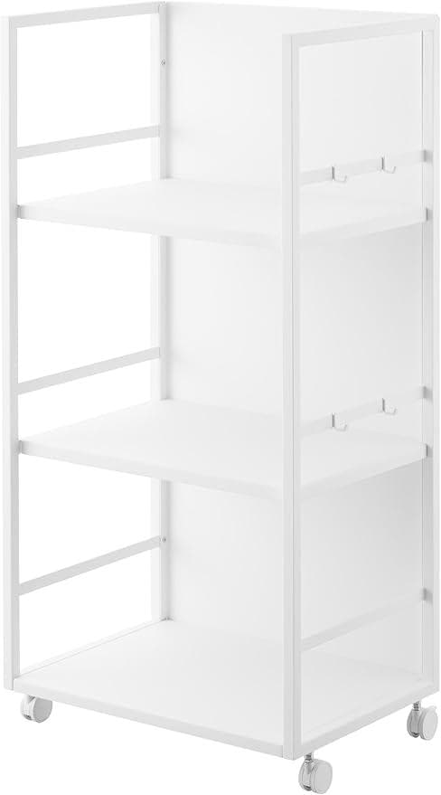 山崎実業 目隠しワゴン タワー L ホワイト 1419