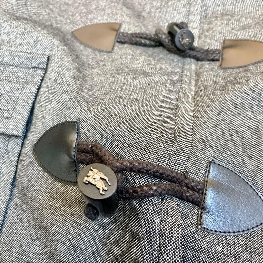 美品　バーバリー　ブラックレーベル　シャドーホース　ダッフルコート