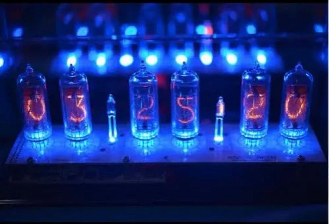 ジャンク品　ニキシー管時計