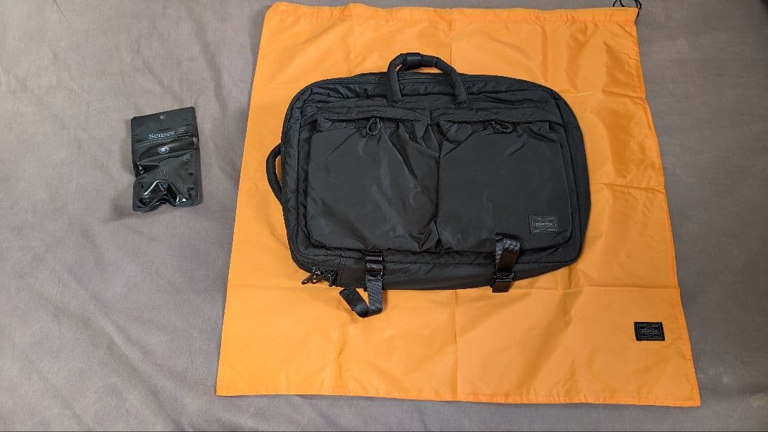 PORTER/SENSES 2WAY PACK ブラック ビジネスバッグ