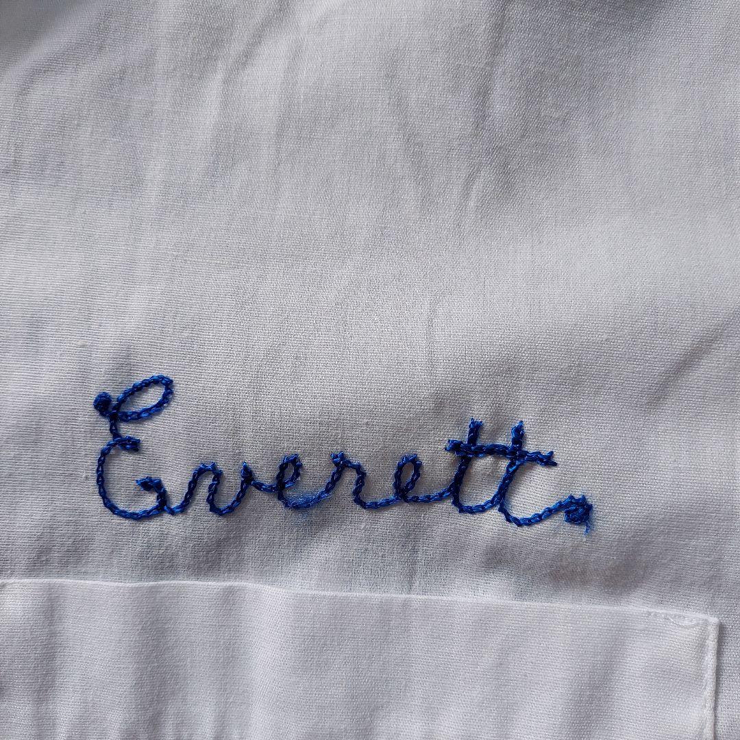 Hilton Mサイズ ボーリングシャツ 刺繍