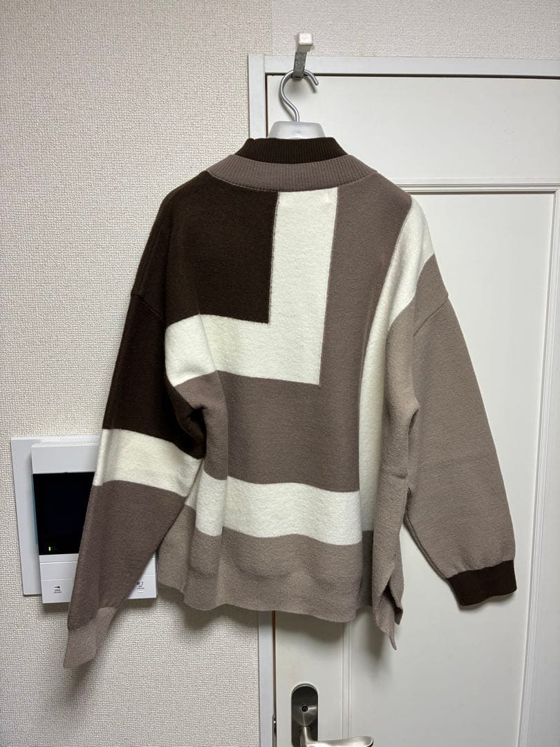 CULLNI クルニ カラー ブロック タートル ニット