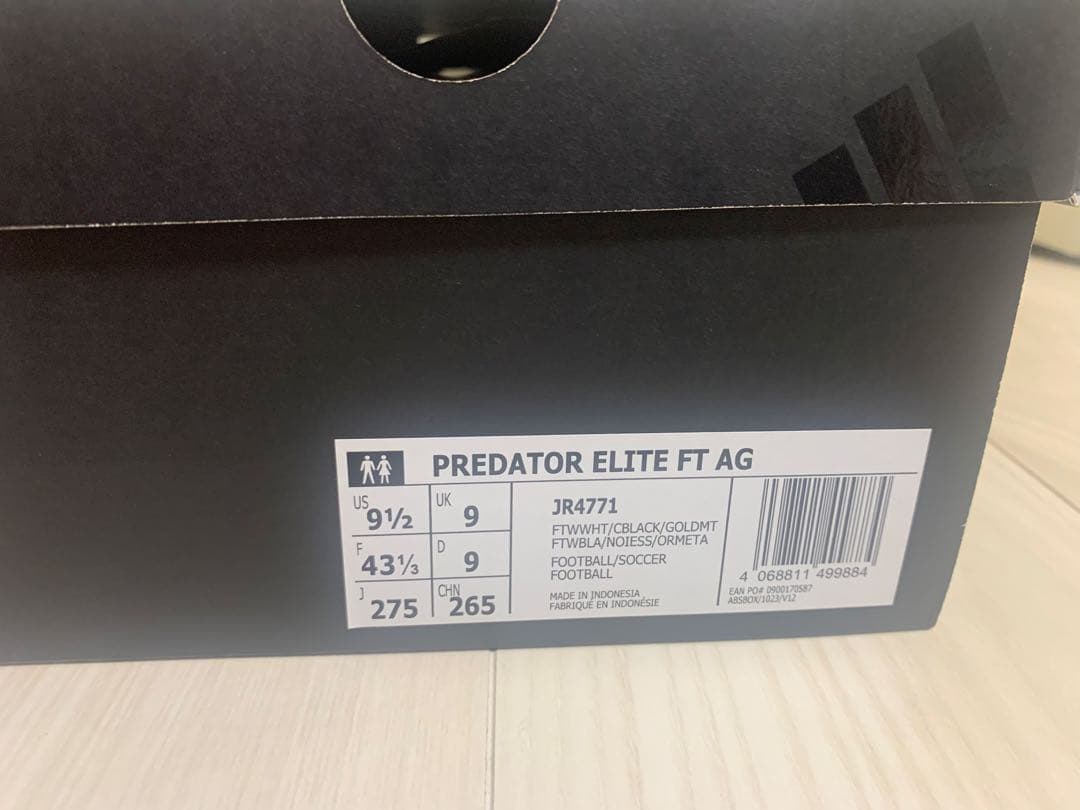 シューズ adidas Predator ELITE FT AG 27.5cm