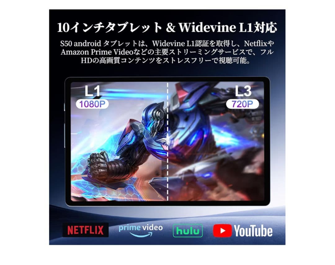 未使用　Android 15 タブレット 10インチ 24GB+128GB