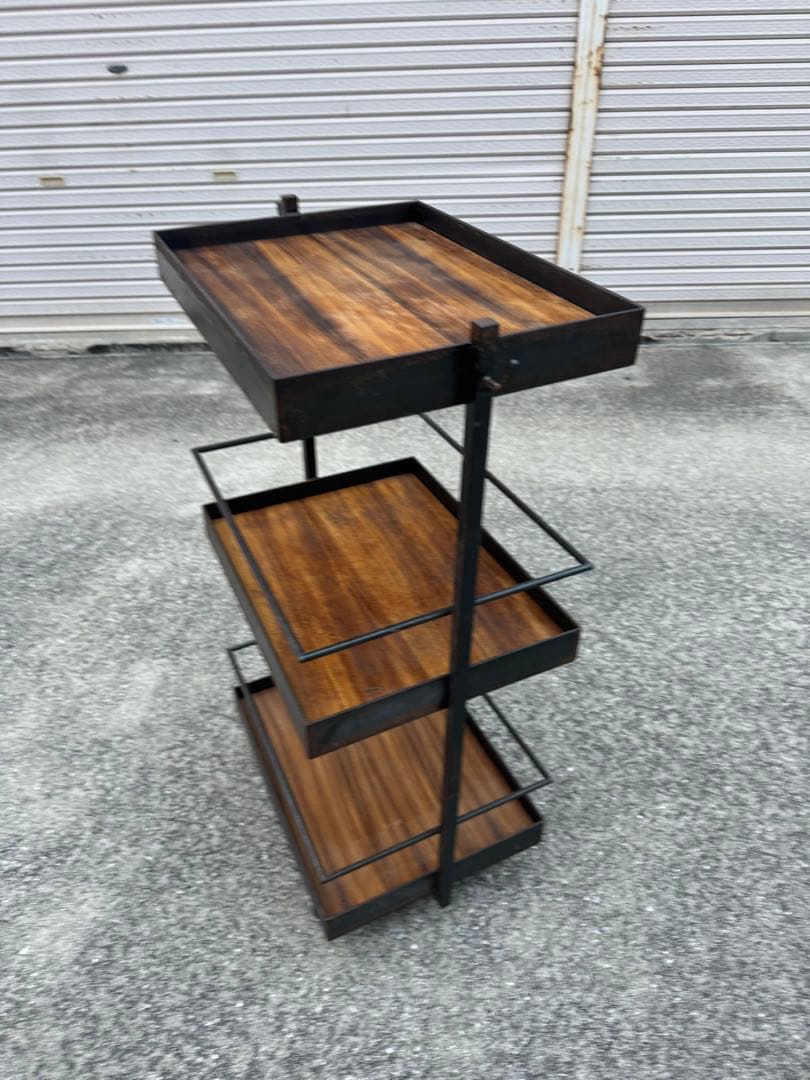 ワゴン 美容室 インダストリアル 男前 キャスター付き