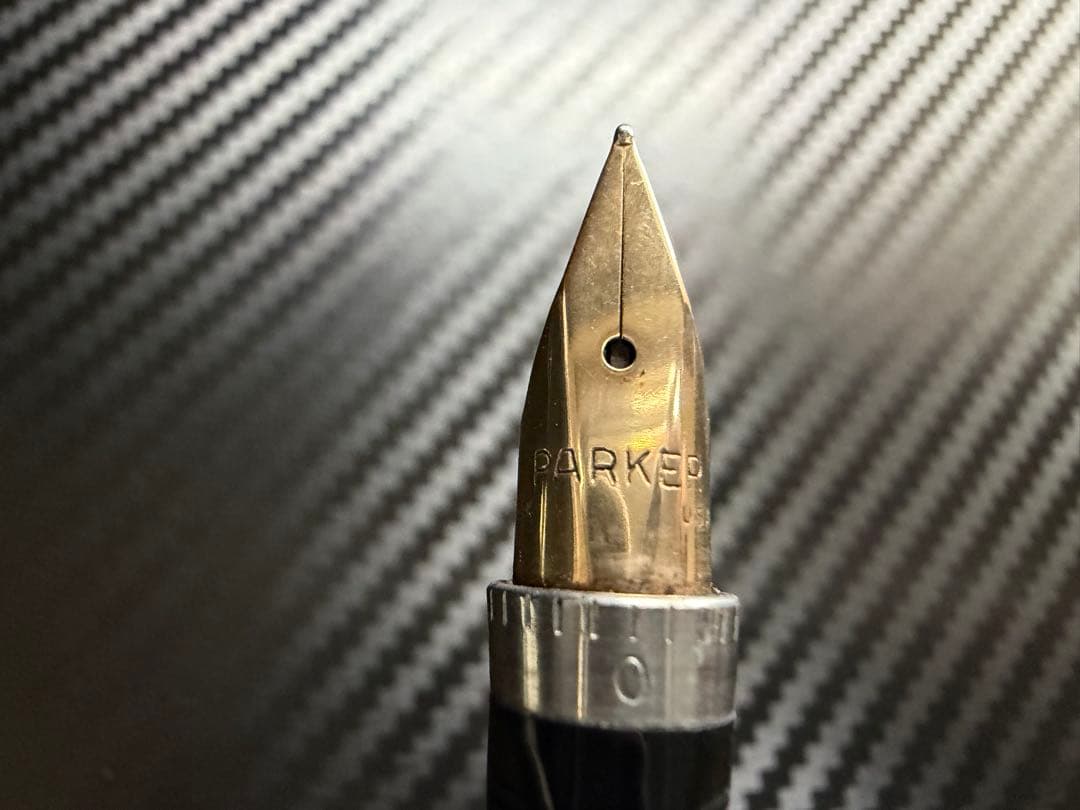 未使用に近い 初期型 パーカー 75 シズレ 66 M フラットトップ 万年筆