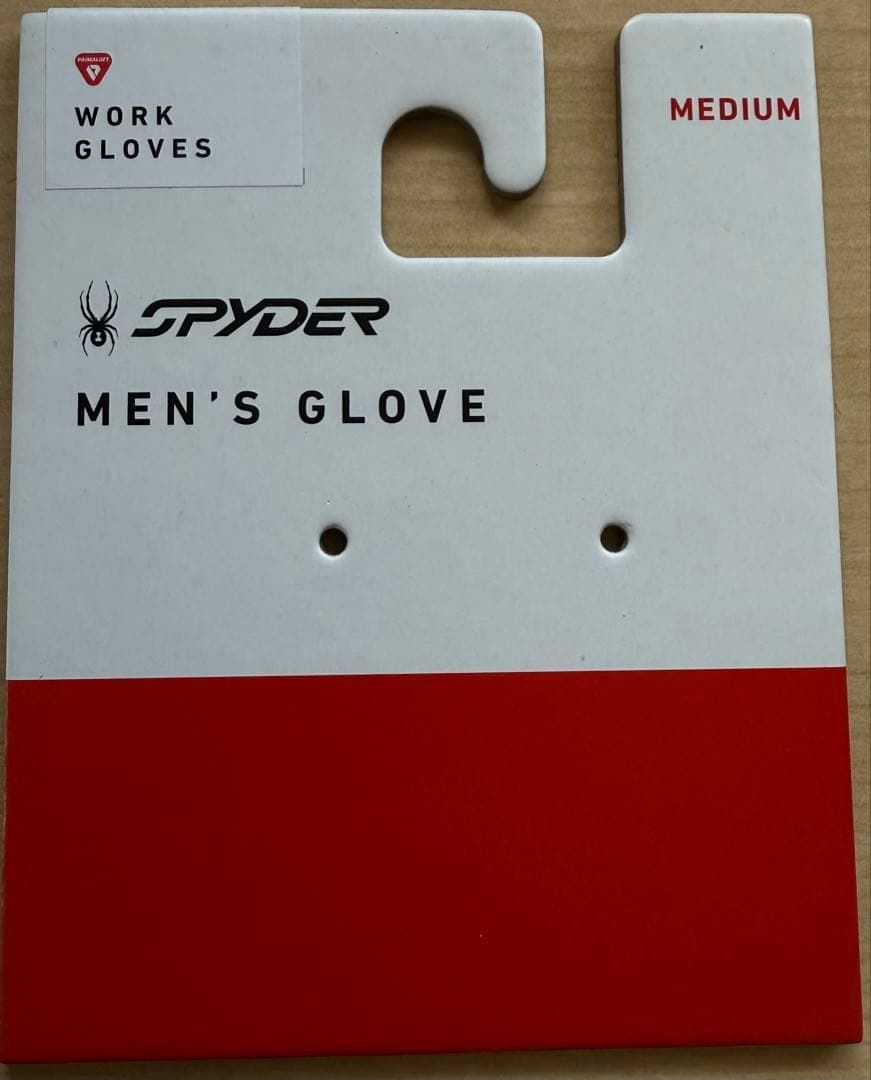 新品 Spyder Primaloft グローブ Medium