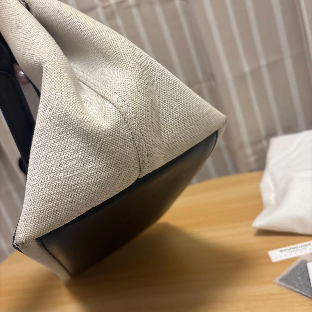 姫*様 BALENCIAGA トートバッグ ホワイト/ブラック