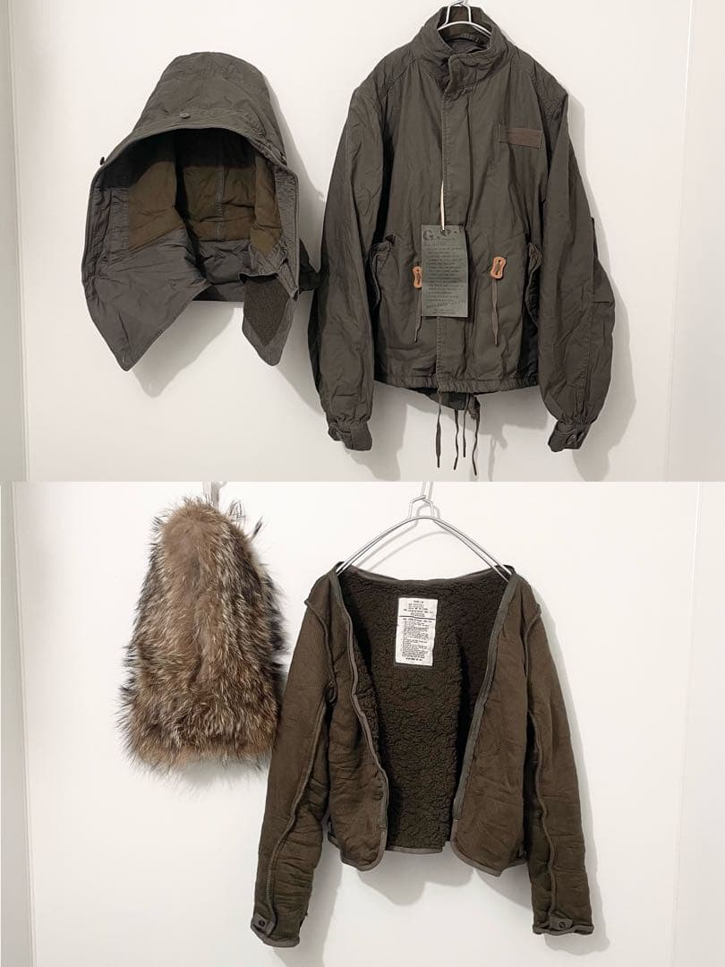 goa G.O.A カーキ ファー モッズ ミリタリー コート y2k MA1