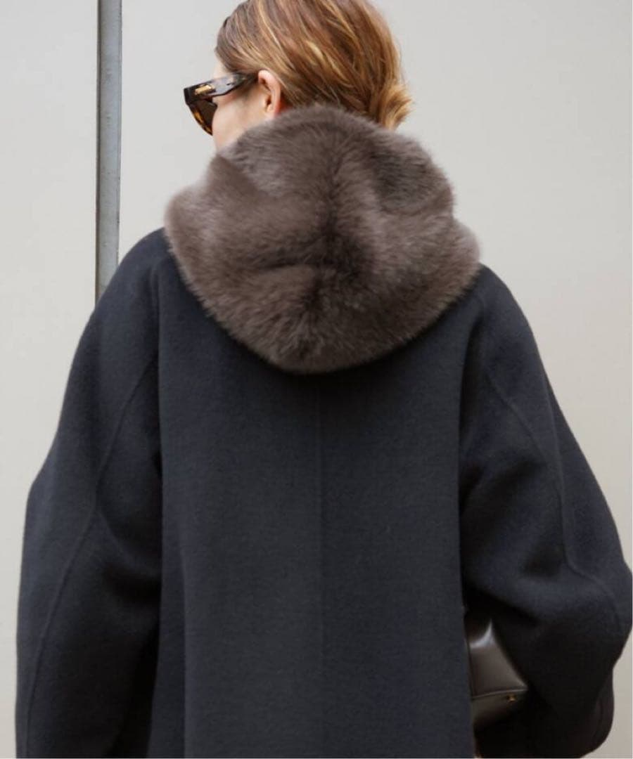 【CELERI/セルリ】 FUR BALACLAVA ブラウン 新品